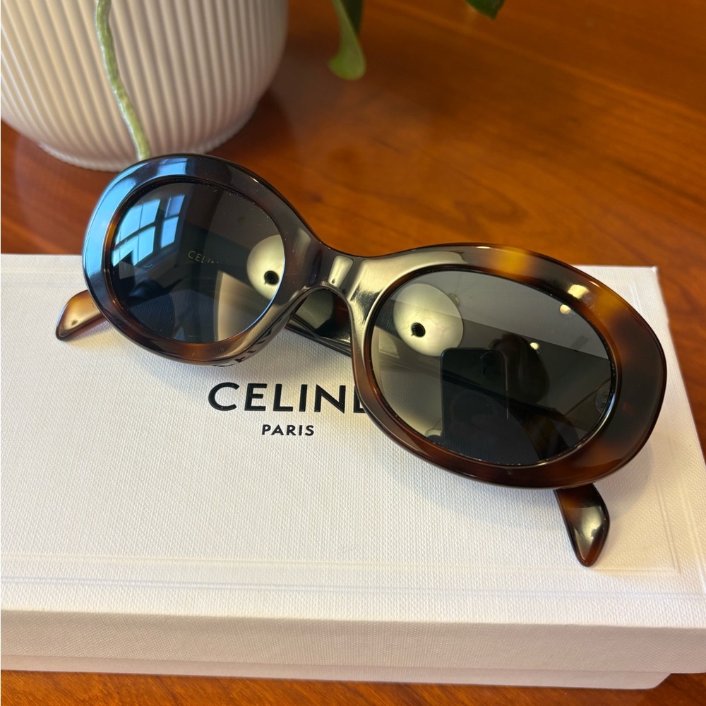 Celine Triomphe 01 Sunglasses in Acetate - Picture 3 of 15